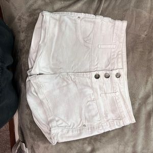 White Jean Short